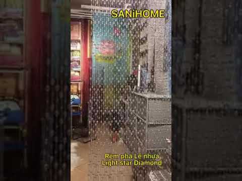 Video Rèm pha lê nhựa Light Star Diamond trang trí phú quý - youtube