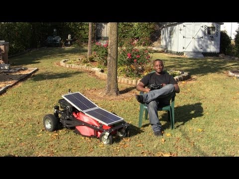 How To Build A Solar Charged RC Electric Lawn Mower - Intro