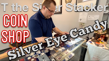 Silver Eye Candy!  Coin Shop Owner Shows Personal Collection & More!