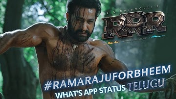 Ramaraju For Bheem - Bheem Intro - RRR | whatsapp status