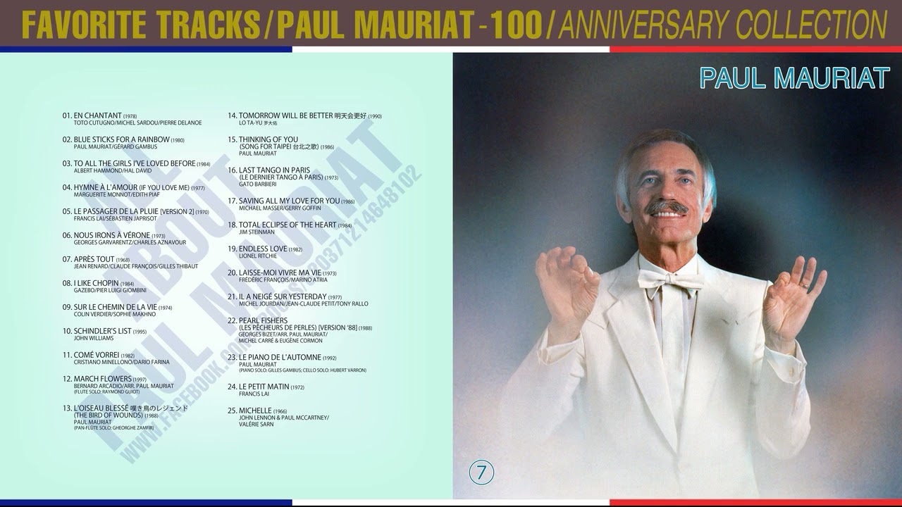 Paul Mauriat vol.7 (4th March 2025 - 100th birthday!) - YouTube