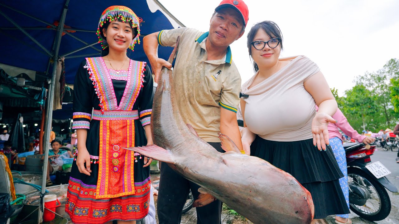 SAPA TV | NGẬP TRÀN HÀNG TẤN THỦY HẢI SẢN TƯƠI SỐNG TẠI CHỢ ĐẦU MỐI BẾN TRE RẤT TẤP NẬP TỪ SÁNG SỚM