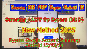 New Method 2025 |Samsung A12 A12S (A127F) BIT D FRP Bypass Android 13 |Done 1000%