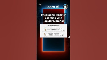 Integrating Transfer Learning with Popular Libraries #ai #artificialintelligence #machinelearning