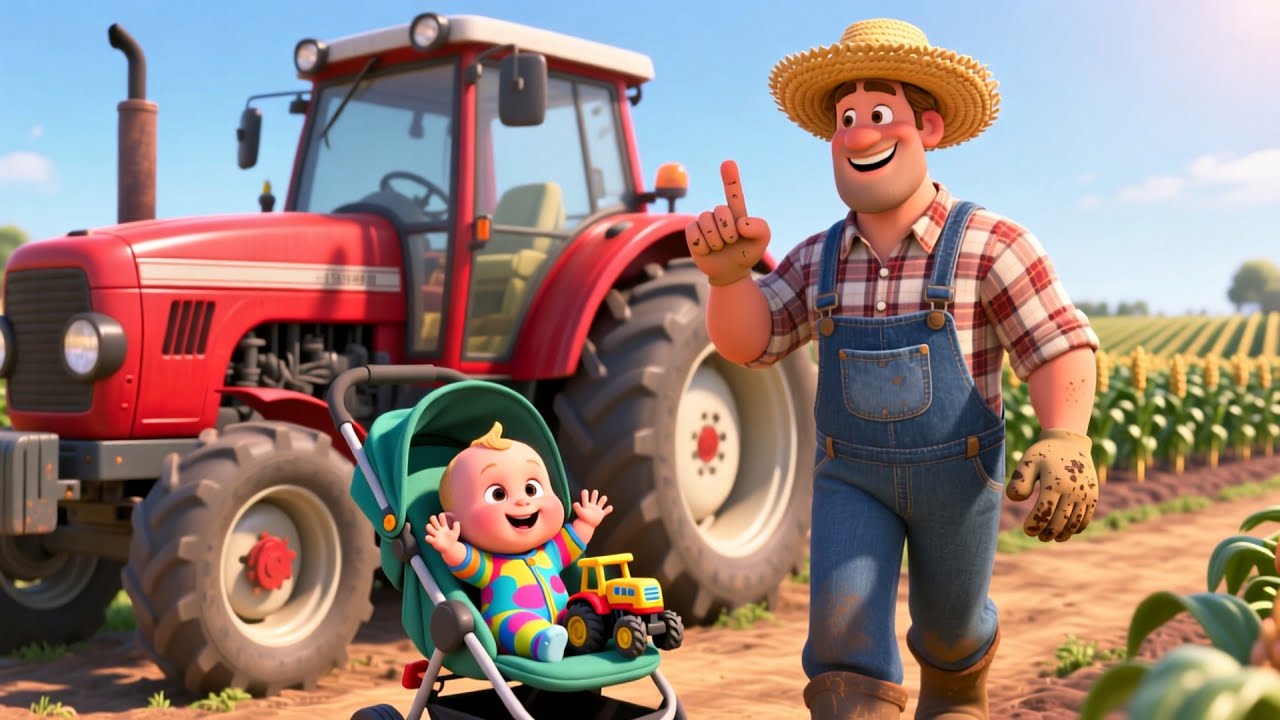 Beep Beep Tractor 🚜 | Fun Learning for Kids | Farm Vehicle Adventure