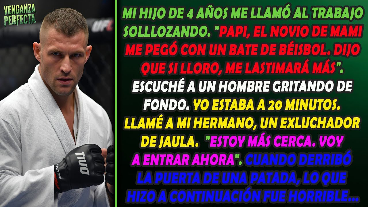 Niño de 4 años: 'El novio de mamá me lastimó...'. Llamé a mi hermano luchador. Entró y ...