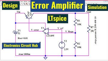 Error amplifier design and simulation | LT spice