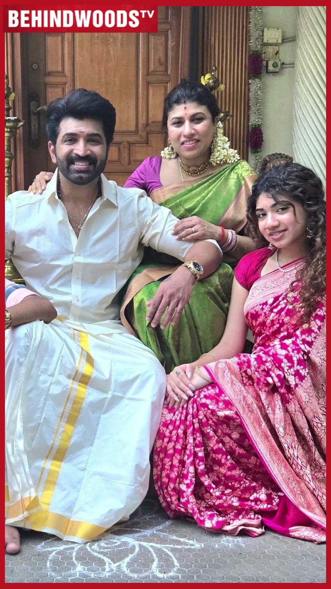 'Arun Vijay பொண்ணு அப்படியே அப்பா மாதிரி..' ? Cute Vijayakumar Family Pongal celebration
