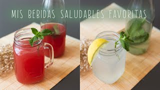 MIS 2 BEBIDAS SALUDABLES FAVORITAS PARA VERANO| Receta bebidas saludables by Celeste.F No views 4 minutes, 28 seconds