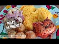 DELICIOSO POLLO AL HORNO CON FIDEO CODITO | Aprendiendo a cocinar con ELIZA