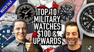 10 Best Military & MilSpec Watches From $100 & Upwards: Divers, Field, Pilot, Reissues & Vintage