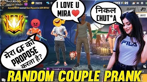 Random Grandmaster Couple Player Called Me Noob & I Challenge Them For 1 VS 2 || RAHUL GAMER