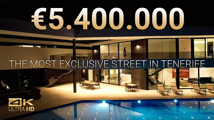 Touring a 5.400.000 LUXURY HOME on the MOST EXCLUSIVE street in Tenerife!