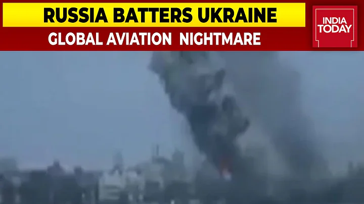 World's Greatest Aviation Hub Destroyed Huge Plume Of Smoke Above Antonov Plant | Ukraine Battered