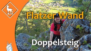 Flatzer Wand Doppelsteig - Klettern für Anfänger - leichte Kletterei im 2. Grad - Klettern in NÖ 4K