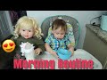 Reborn Toddler Kylie Morning Routine baby vinson First Steps