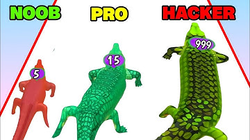 Monster Alligator Attack | NOOB vs PRO vs HACKER GAMERZ BHAI with SHINCHAN