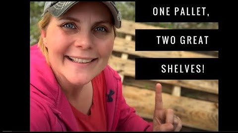 DIY: One Pallet, Two Great Shelves