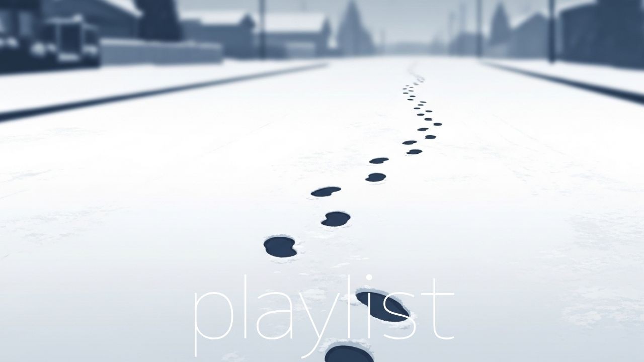 Relax playlist | ASMR. First steps on untouched snow.