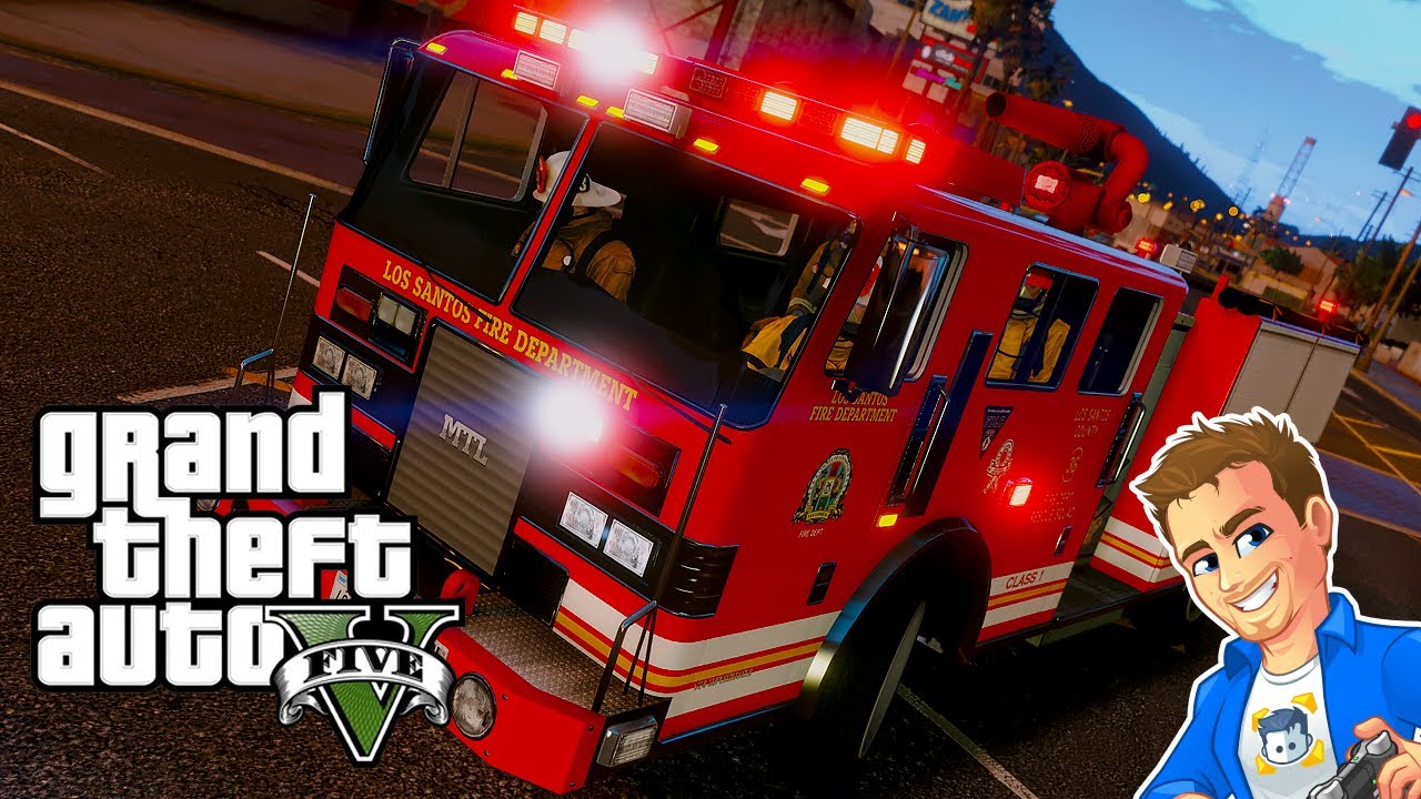 Gta 5 Pc Mods Firefighter Mod Play As A Real Life Firefighter Mod