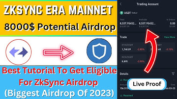 ZkSync Era Mainnet $8000 Airdrop | Full Hindi Tutorial To Get Eligible For Airdrop | CryptoWorld