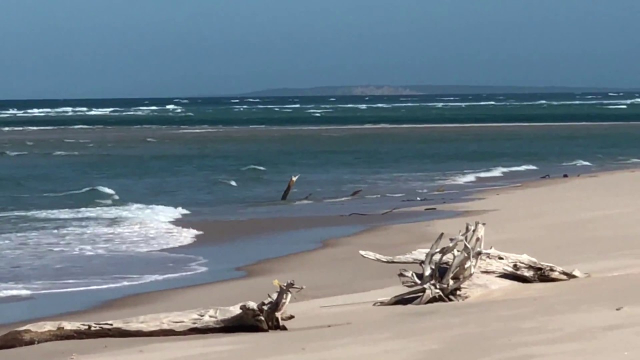 Praia Deserta no Arquipélago de Bazaruto