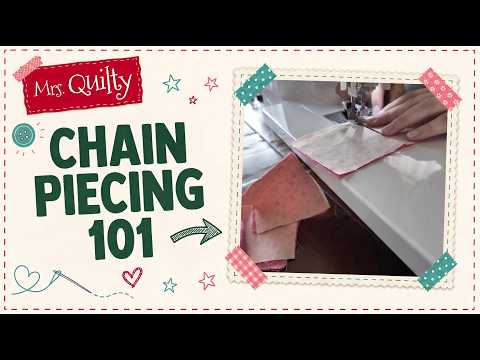 Chain Piecing for Beginners | Sew Quilt Blocks 10x Faster! 🧵