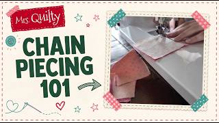 Chain Piecing for Beginners | Sew Quilt Blocks 10x Faster! 🧵