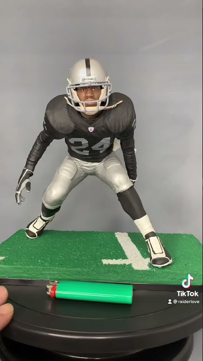 Mcfarlane NFL Charles Woodson Oakland Raiders custom football figure statue