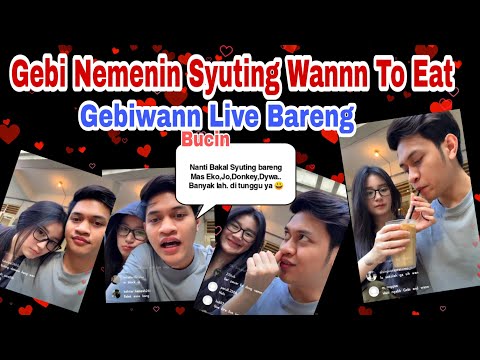 GEBI WANNN LIVE BARENG, HABIS SYUTING KONTEN.