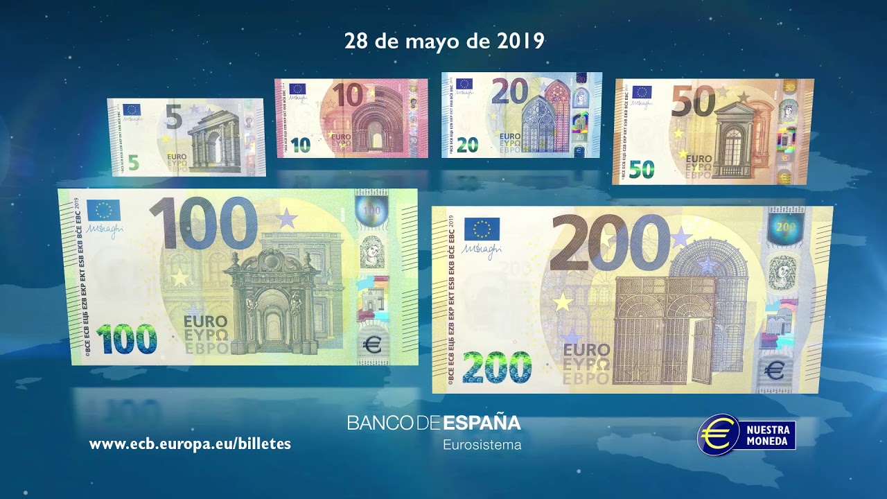 El nuevo billete de 5 euros, en circulación, Actualidad