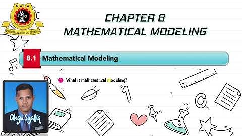 PDPR Mathematics Form 5 KSSM Chapter 8 Mathematical Modeling
