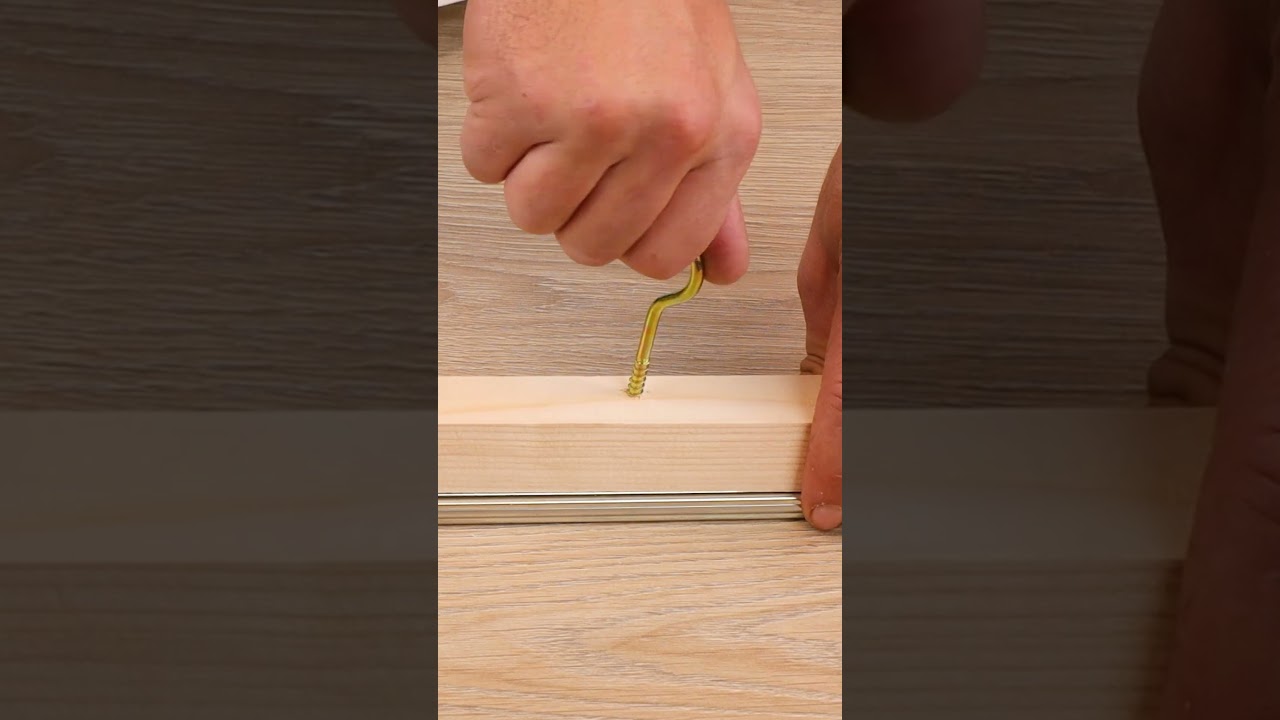 DIY hanging rack for pans 🛠️🍳