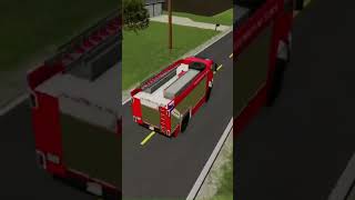 Mercedes-Benz Fire truck electric Farming Simulator 22 #shorts