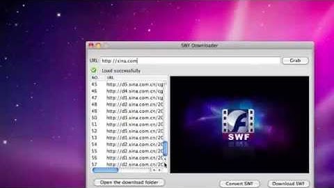 Step by Step on Converting SWF to FLV on Mac