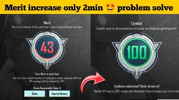 kaise badhaen 🤩 | Insufficient Merit. Unable to start the match | Full - Explain Problem solve bgmi