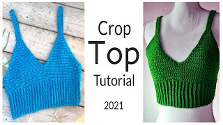 Best Crochet Crop Top Tutorial? Easy Crochet Top Tutorial