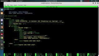 Program menghitung luas segitiga menggunakan bahasa C++