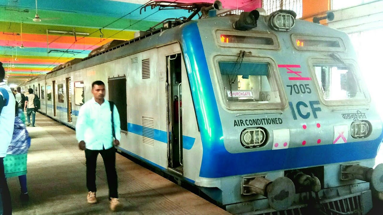 Mumbai AC Local Train Andheri to Churchgate Full Journey YouTube
