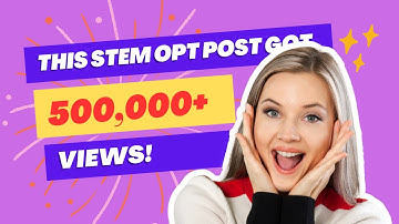 (2min) STEM OPT filing tips that 500K+ international students found helpful #STEMOPT