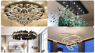 Modern Living Room Dining Room Crystal Chandeliers || Modern Windfall Lightning || Home Decor