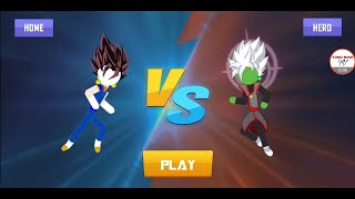 [STICK WARRIORS] VEGITO VS  ZAMASU ( GOKU BLACK) CHIẾN BINH RỒNG THIÊNG - 7 VIÊN NGỌC RỒNG #3 screenshot 1