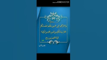 سورة هود آية 113