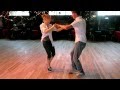 Tues Blues Denver Co teachers Ben Collins and Jessica Miltenberger dance together