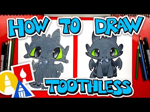 How To Draw Toothless From How To Train Your Dragon