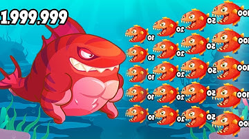 Crowd of Fish io - ⭐ Bigger Monster Giant Unlocked Save The Fish Video Gameplay Mobile