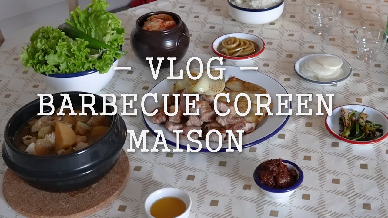 Faire un barbecue coréen à la maison ! - VLOG 1 