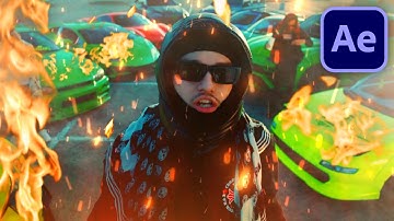 EASILY ADD FIRE TO YOUR VIDEO In 5 Minutes... (AFTER EFFECTS)