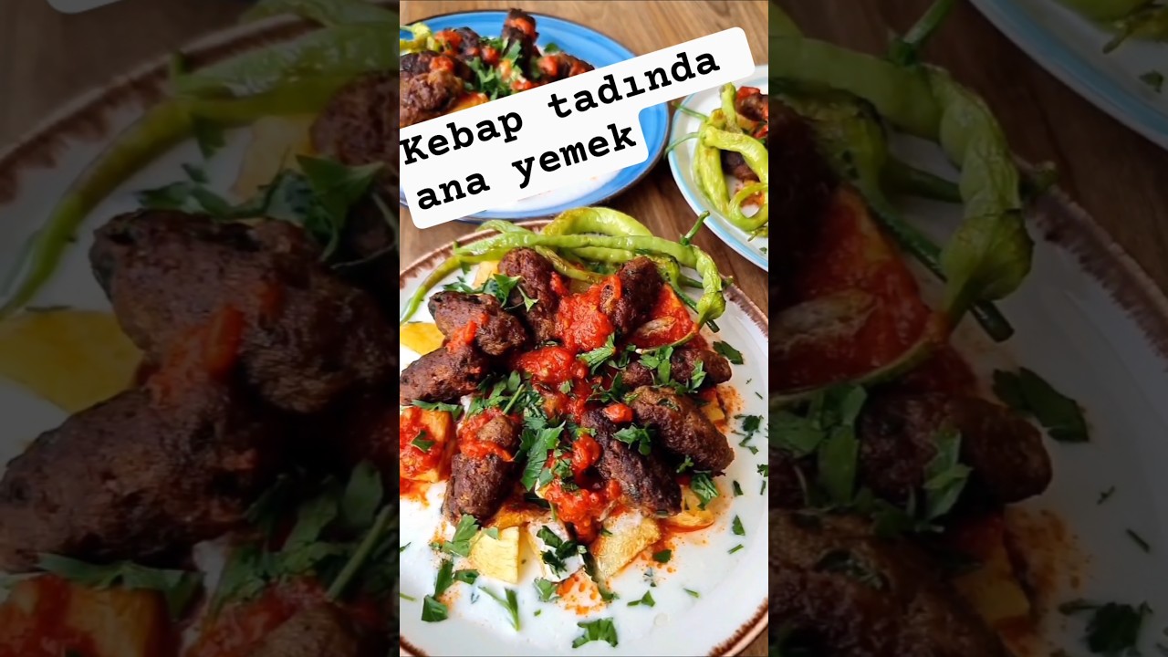 KEBAP TADINDA PATATES KÖFTE #1001yemekköşesi