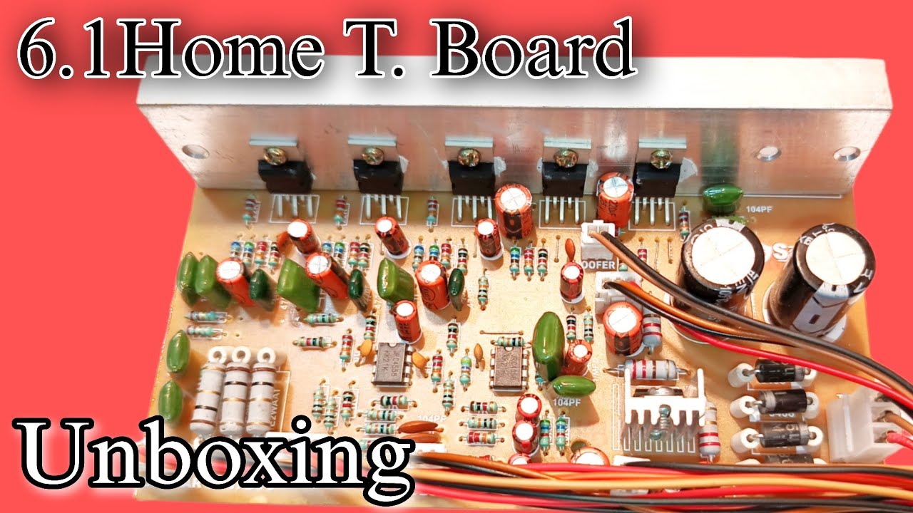 Tda2030 ic Audio Board Review6.1 Amplifier Board5.1 Home Theater